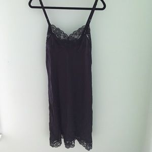 90s Black Dress Slip, Size listed as 36 fits Small